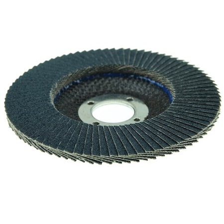 Weiler 4-1/2" Tiger Paw Abrasive Flap Disc, Flat (TY27), 60Z, 7/8" 51109